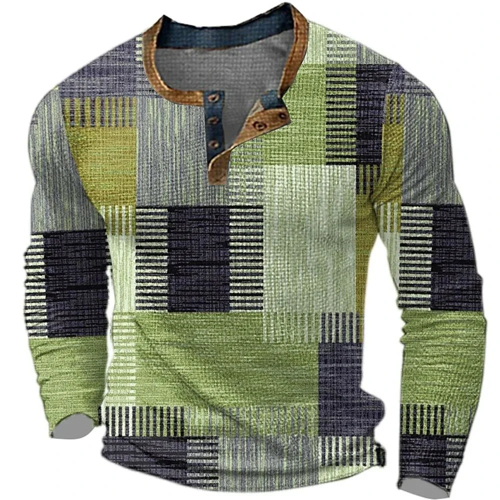 Herren Strickpullover mit Knopfleiste – Ideal für Frühling & Sommer