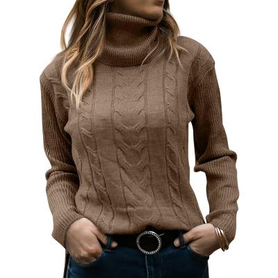 Damen-Rollkragenpullover aus Strick mit schmeichelnder Passform I Ideal für Herbst und Winter