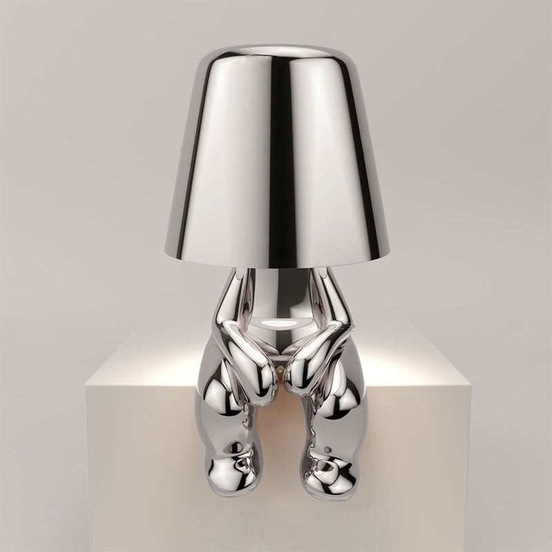Stilvolle Tischlampe mit warmem Licht