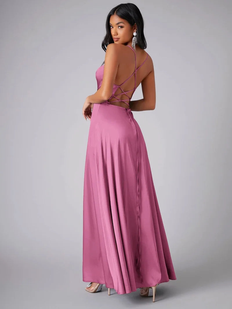 Fließendes Maxikleid mit Rückenfrei-Design | Perfekt für Frühling & Sommer