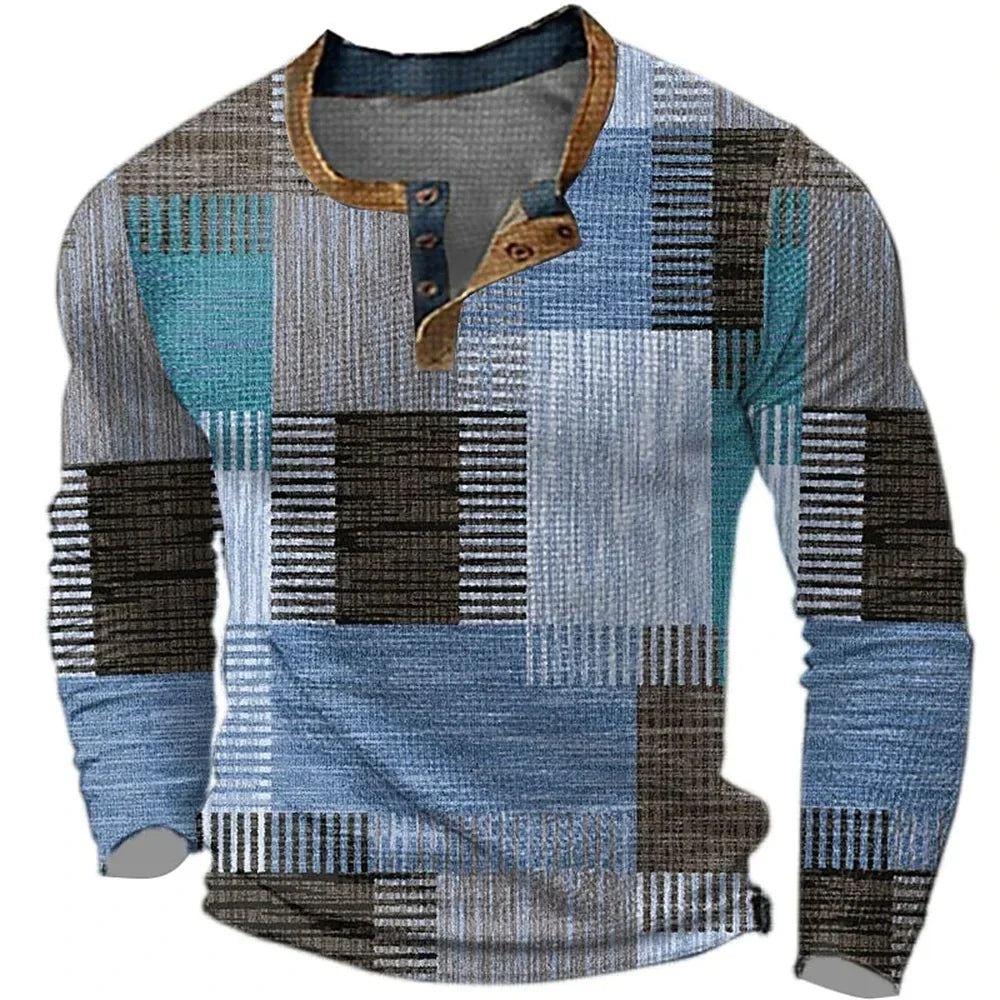 Herren Strickpullover mit Knopfleiste – Ideal für Frühling & Sommer
