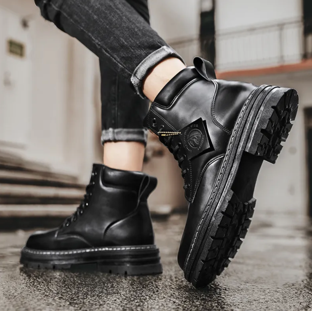 Herren Gefütterte Winterstiefel mit Rutschfester Sohle I Ideal für Winter