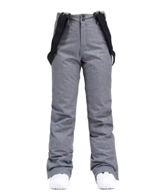 Herren Winter Skihose Wasserdicht Winddicht Isolierte Snowboardhose mit Hosenträgern, Dicke Thermo Schneehose, Übergröße - Ideal für: Winter