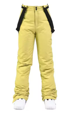 Herren Winter Skihose Wasserdicht Winddicht Isolierte Snowboardhose mit Hosenträgern, Dicke Thermo Schneehose, Übergröße - Ideal für: Winter