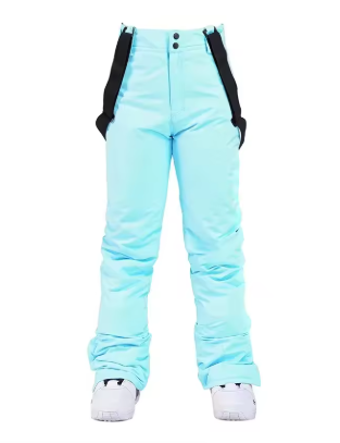 Herren Winter Skihose Wasserdicht Winddicht Isolierte Snowboardhose mit Hosenträgern, Dicke Thermo Schneehose, Übergröße - Ideal für: Winter