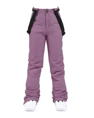 Herren Winter Skihose Wasserdicht Winddicht Isolierte Snowboardhose mit Hosenträgern, Dicke Thermo Schneehose, Übergröße - Ideal für: Winter