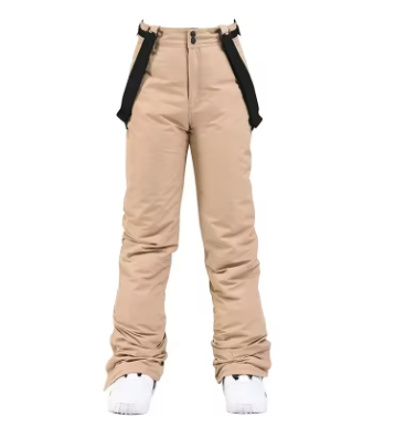 Herren Winter Skihose Wasserdicht Winddicht Isolierte Snowboardhose mit Hosenträgern, Dicke Thermo Schneehose, Übergröße - Ideal für: Winter