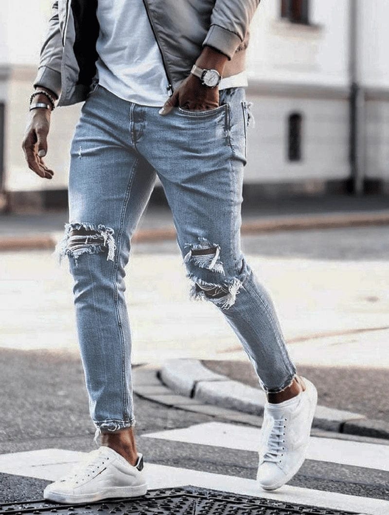 Sommer-Denim-Jeans mit klassischem Schnitt | Ideal für den Sommer