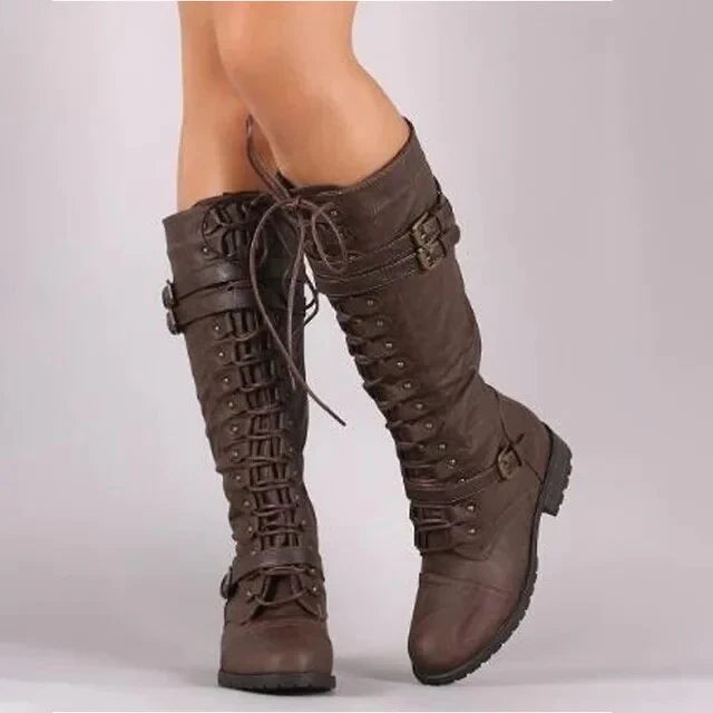 Francesa - Flache Winterstiefel für Frauen