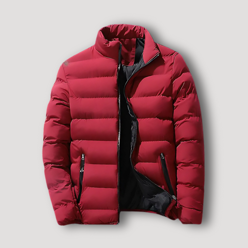 Herren Isolierte Stepp-Pufferjacke ,Leichte Winterjacke für kaltes Wetter – Ideal für Winter