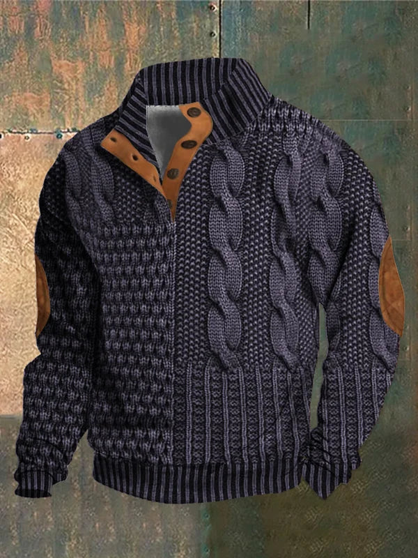 Warmer Strickpullover für Herren I Ideal für Herbst und Winter