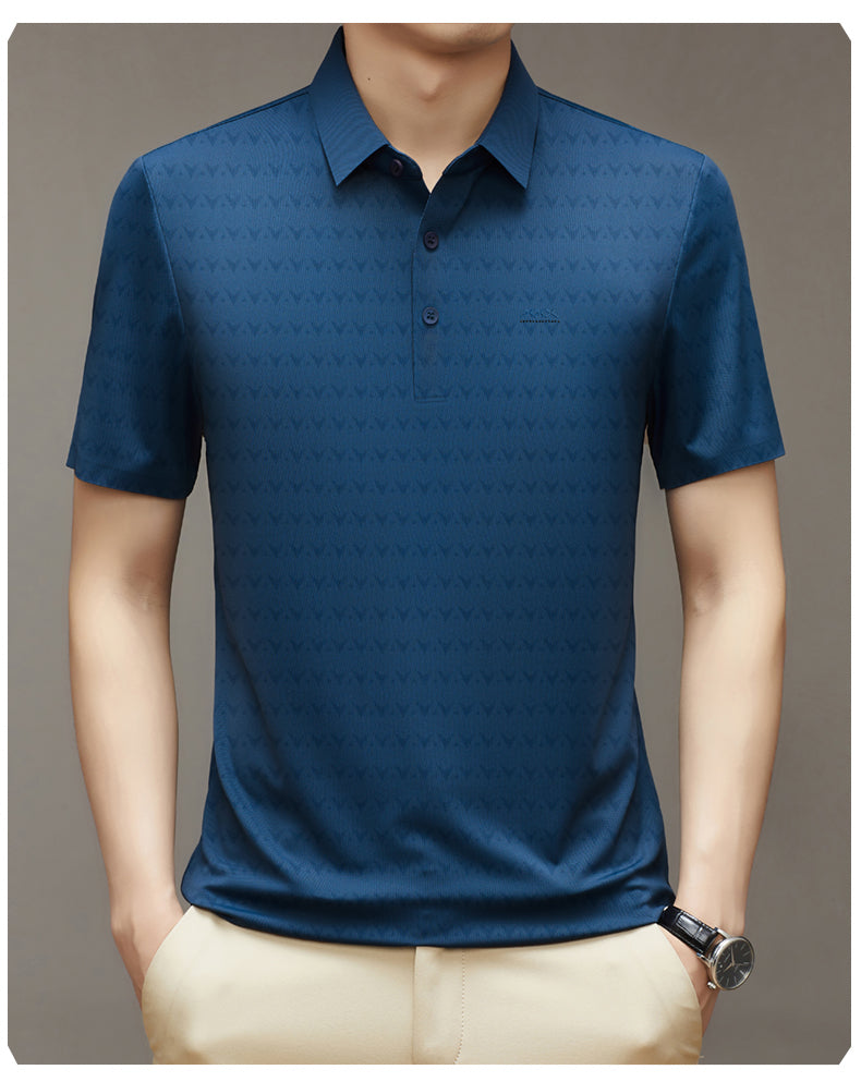 Herren Ice Silk Kurzarm-T-Shirt – Ideal für den Sommer