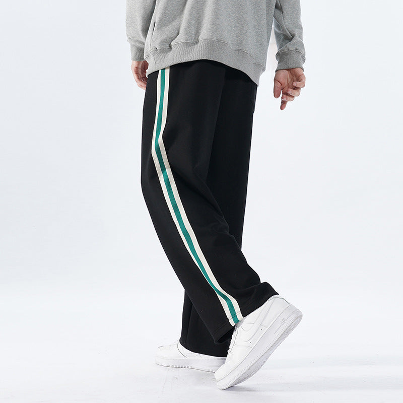 Herren Weite Gerade Hose – Ideal für Frühling und Herbst