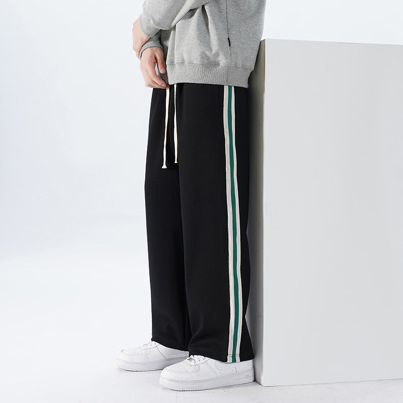 Herren Weite Gerade Hose – Ideal für Frühling und Herbst