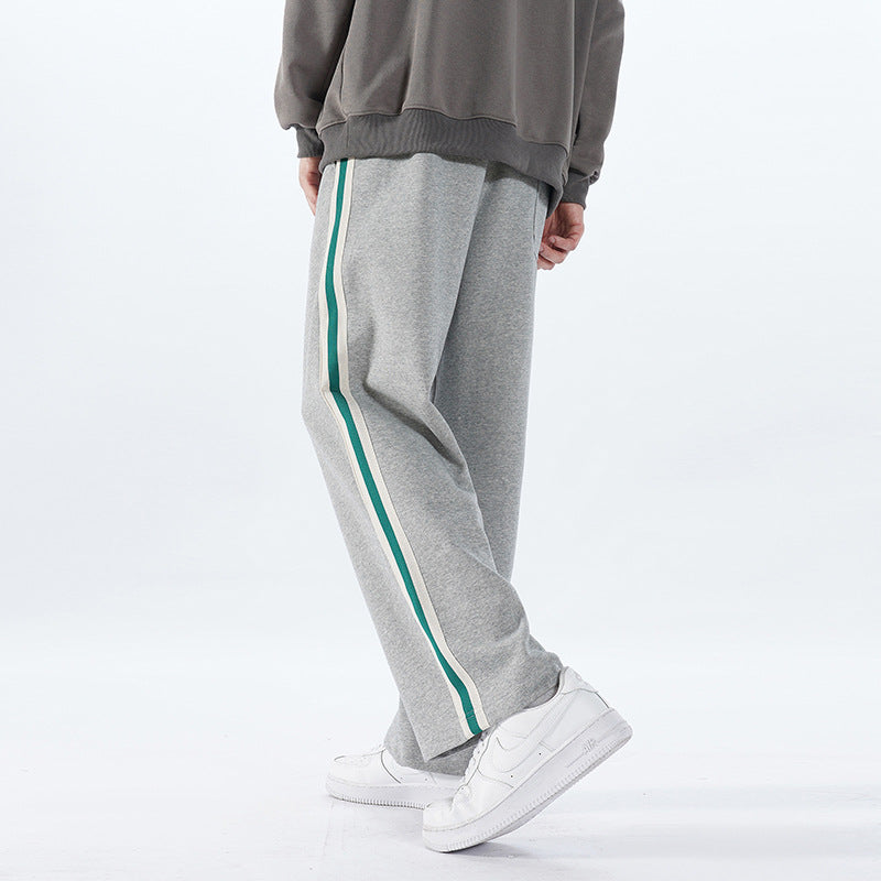 Herren Weite Gerade Hose – Ideal für Frühling und Herbst