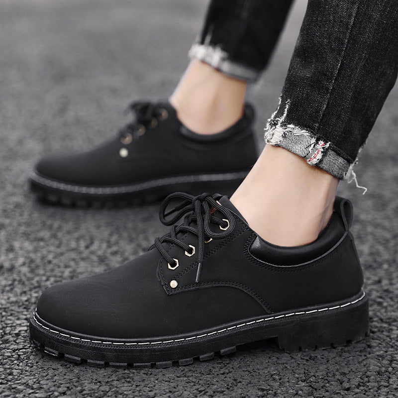 Herren-Arbeitsstiefel mit dicker Sohle und Höhenverstärkung | Ideal für alle Jahreszeiten