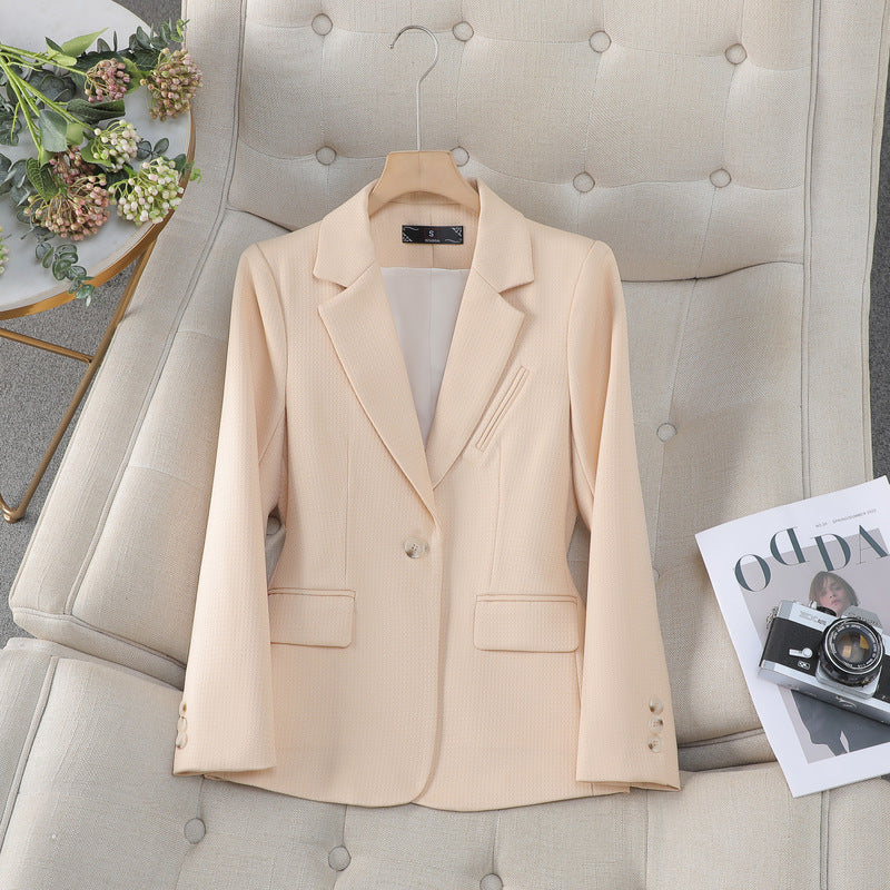 Damen Taillierter Blazer mit langen Ärmeln und Taschen | Ideal für Herbst und Winter