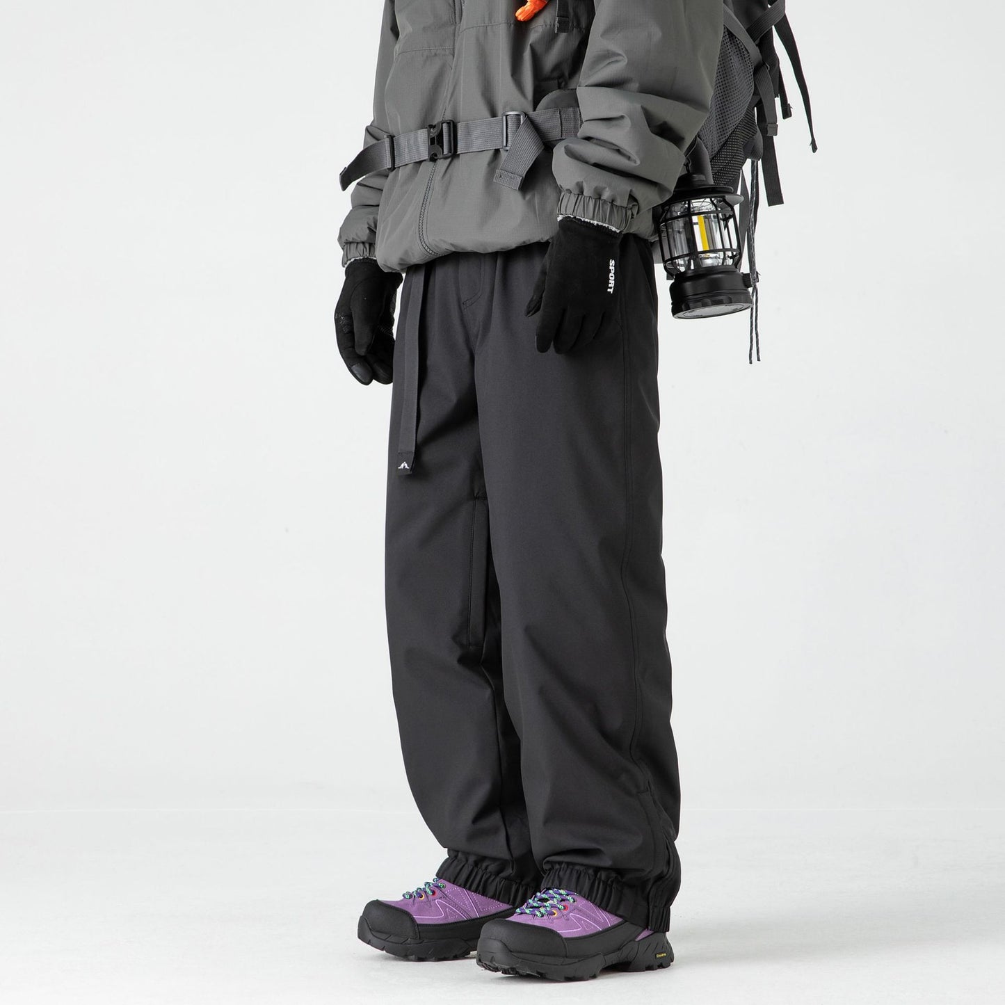 Insulated Ski Pants with Fleece Lining, Windproof Hard Shell and High Velvet Content | Ideal for Winter Sports
