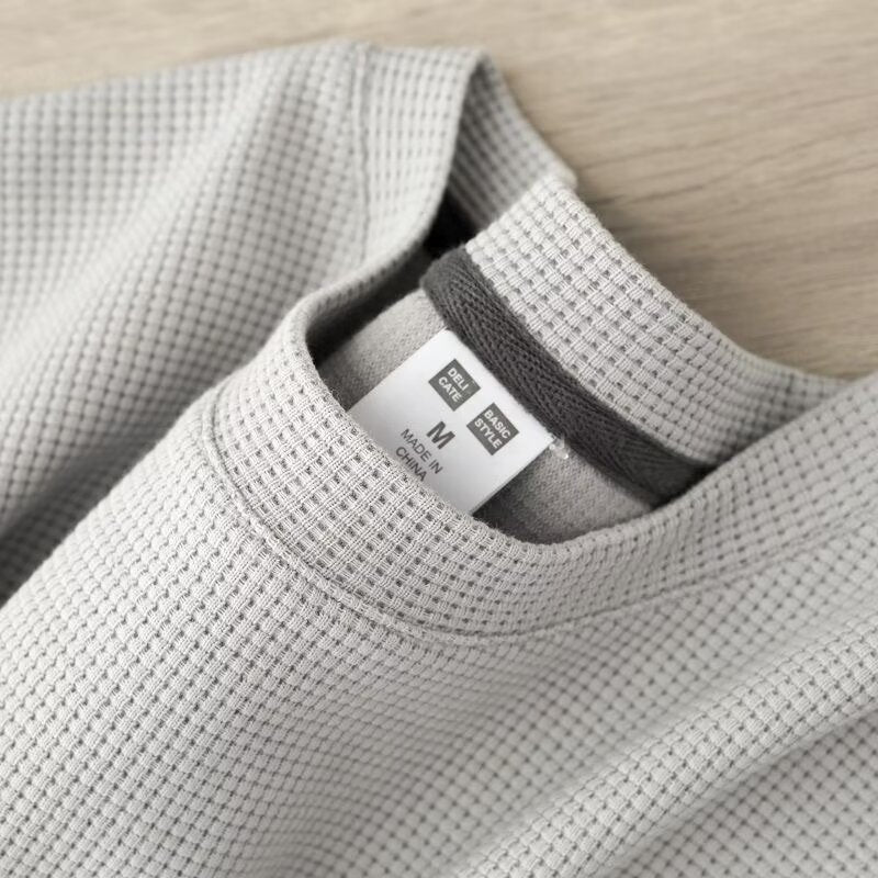 Waffelstrick-Halbarm-Pullover – Ideal für den Sommer