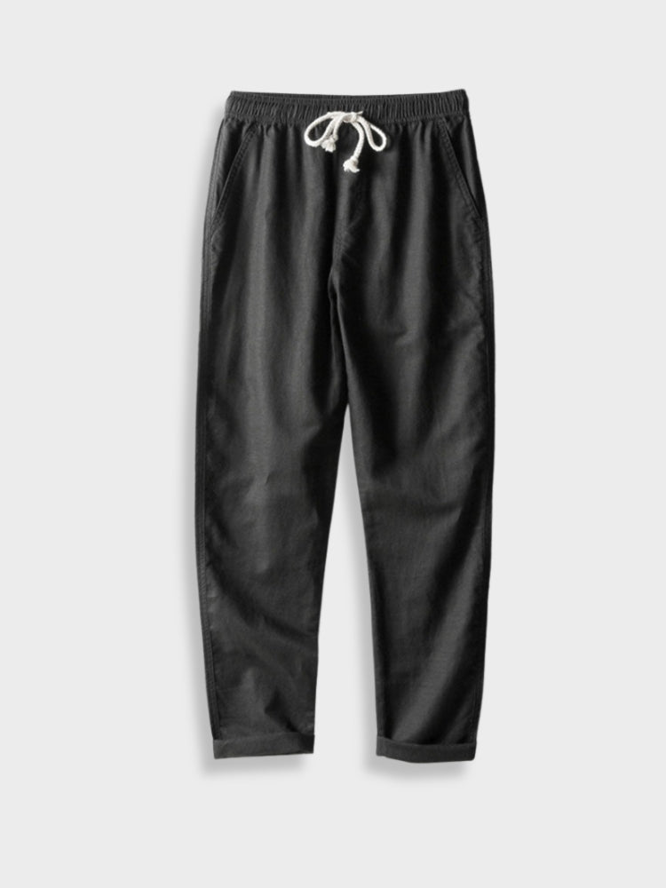 Herren Stretchhose mit Elastikbund – Atmungsaktive Baggy-Hose für den Sommer