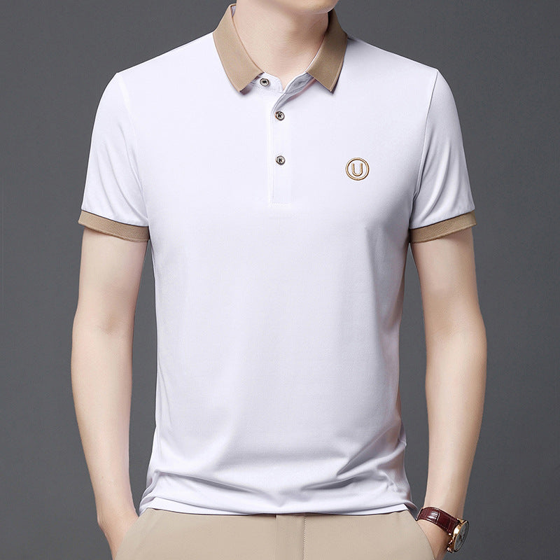 Einfarbiges Kurzarm-Poloshirt | Ideal für den Sommer