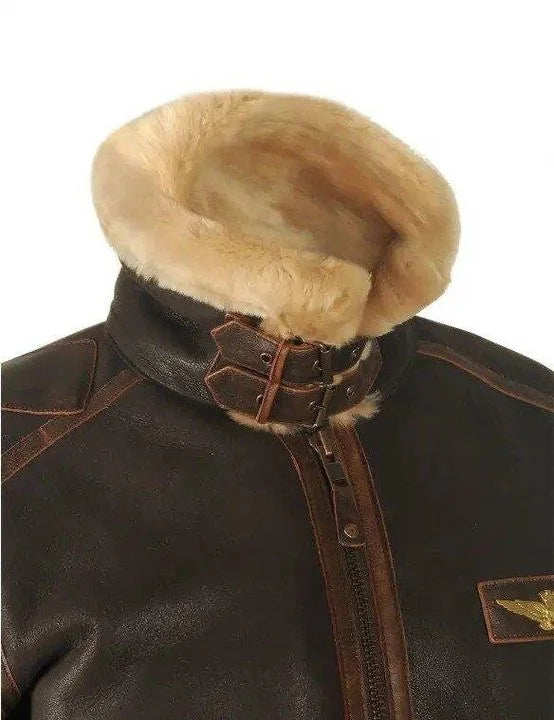 Klassische Pilotenjacke mit Taschen | Ideal für Herbst & Winter