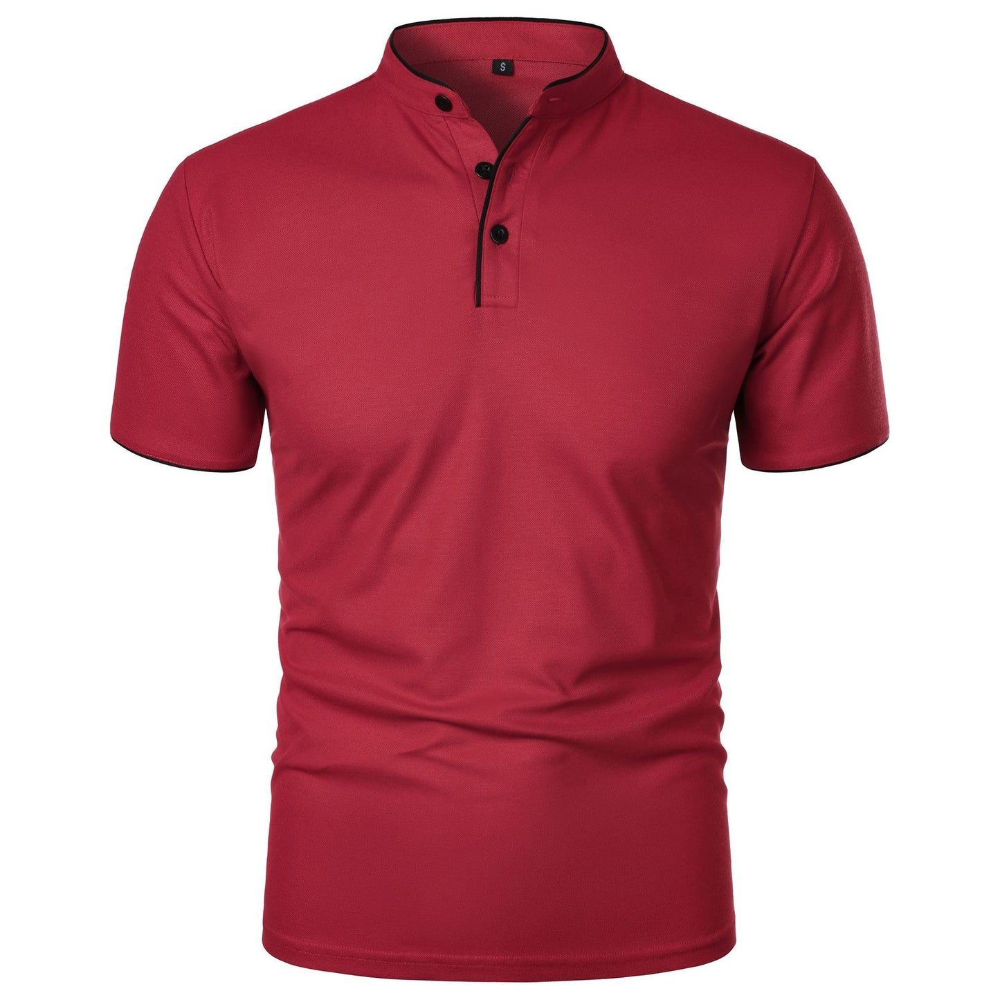 Herren Slim Fit Kurzarm-Shirt Einfarbig – Perfekt für den Sommer