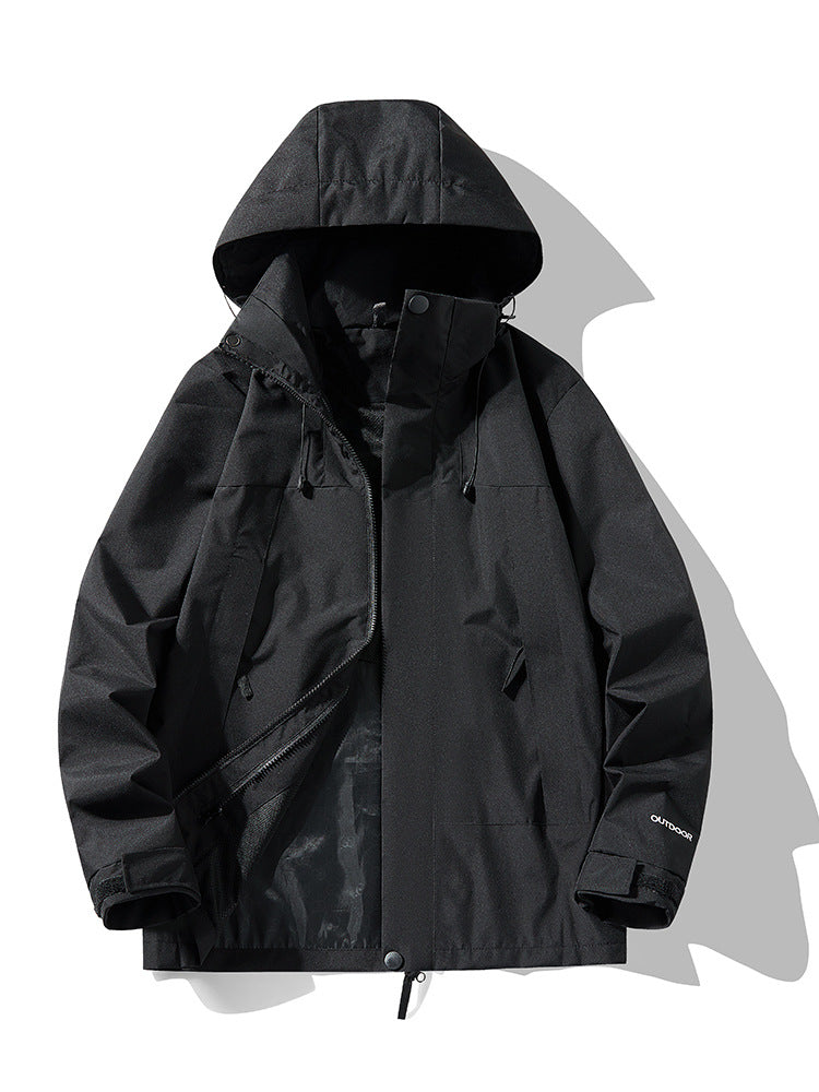 Wasserdichte und winddichte winddichte Outdoor-Jacke - Ideal für den Herbst