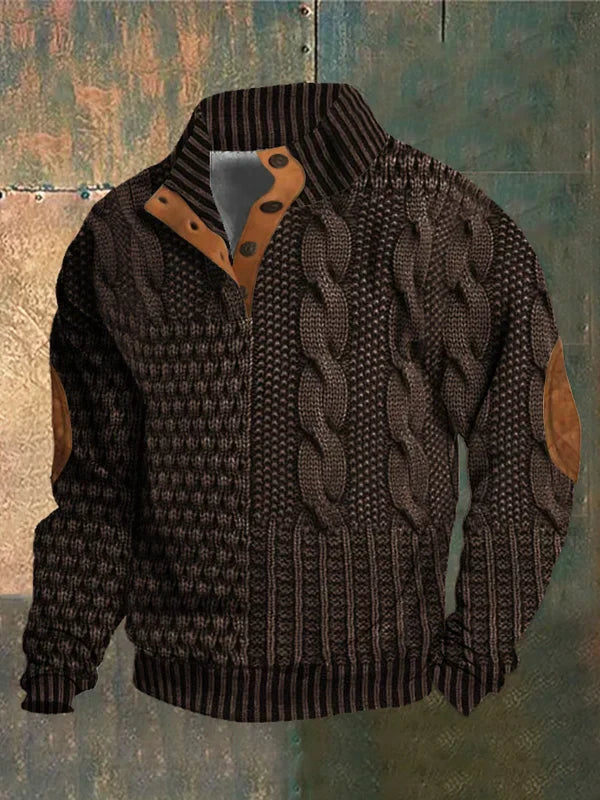 Warmer Strickpullover für Herren I Ideal für Herbst und Winter