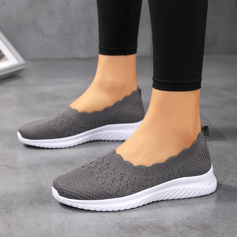 Niedrig geschnittene atmungsaktive Mesh-Walking-Schuhe | Ideal für den Frühling