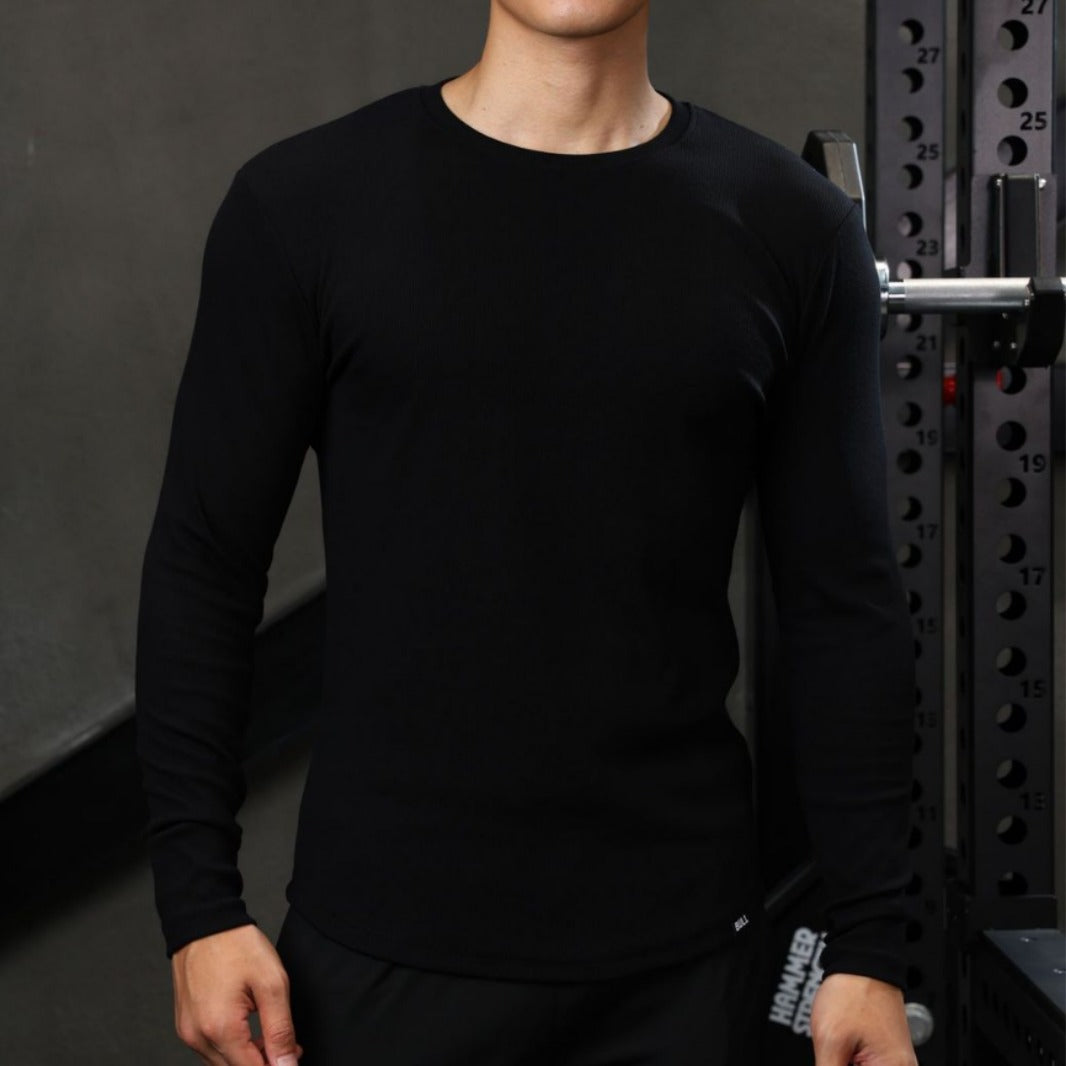 Langarm-Workout-Laufshirt – Ideal für Frühling und Herbst