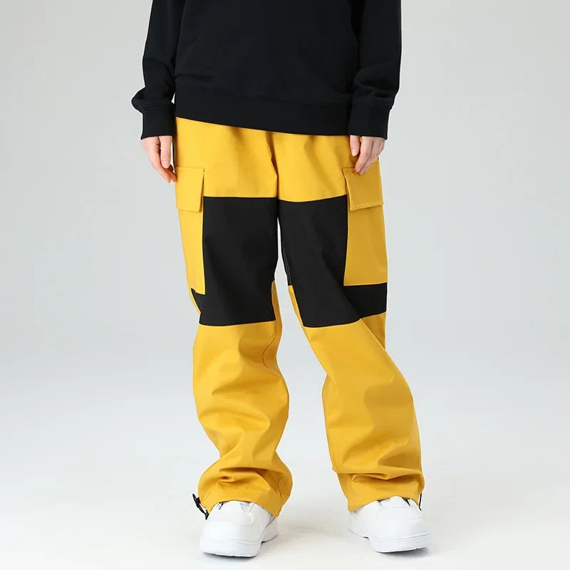 Damen Skihose Wasserdicht Winddicht – Lockere Snowboardhose für Outdoor-Wintersport - Ideal für Winter -