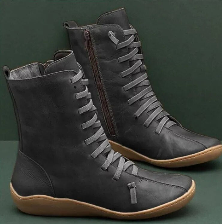 Wasserdichte isolierte Winterstiefel mit Mikrofaserfutter und robustem Design | Ideal für kalte Tage