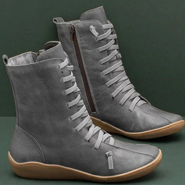Wasserdichte isolierte Winterstiefel mit Mikrofaserfutter und robustem Design | Ideal für kalte Tage
