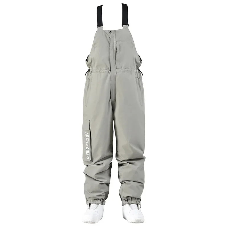 Wasserdichte Skihose Frauen, Snowboardhose mit verstellbaren Latzhosen - ideal für die Wintersport-Saison