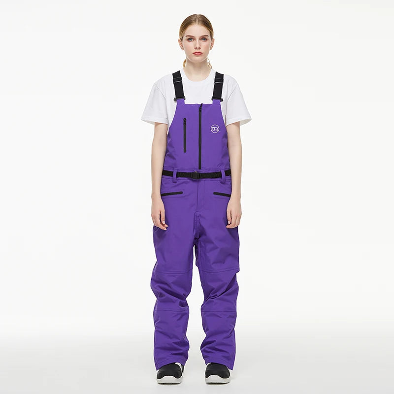 Schneehose für Skifahren und Snowboarden, Wasserdichte, Isolierte Schneehose mit Reißverschluss für Damen - Ideal für Wintersport