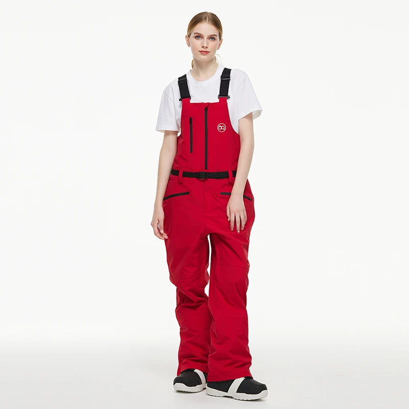 Schneehose für Skifahren und Snowboarden, Wasserdichte, Isolierte Schneehose mit Reißverschluss für Damen - Ideal für Wintersport