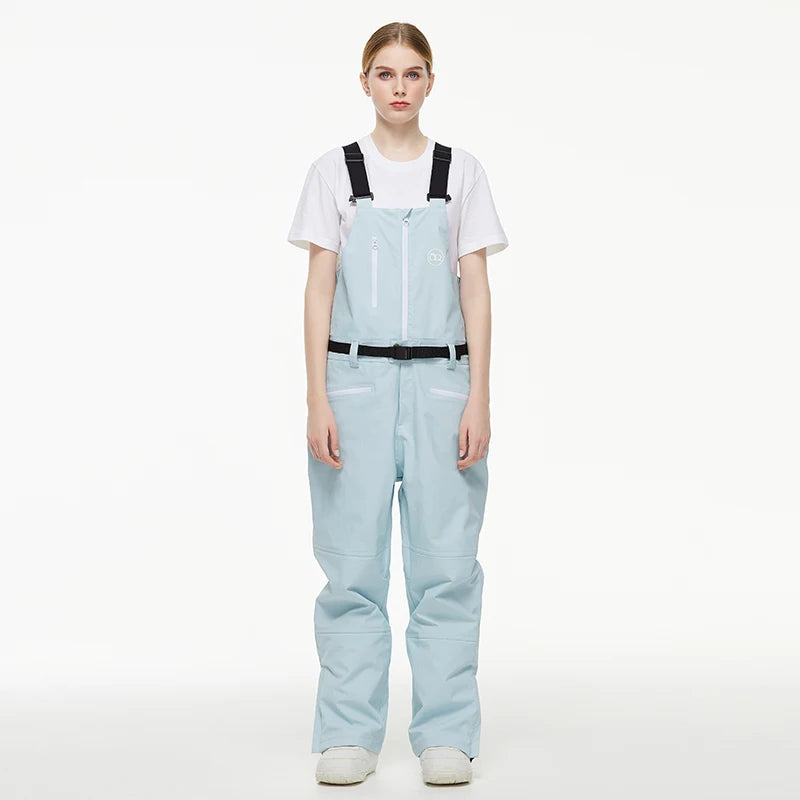 Schneehose für Skifahren und Snowboarden, Wasserdichte, Isolierte Schneehose mit Reißverschluss für Damen - Ideal für Wintersport