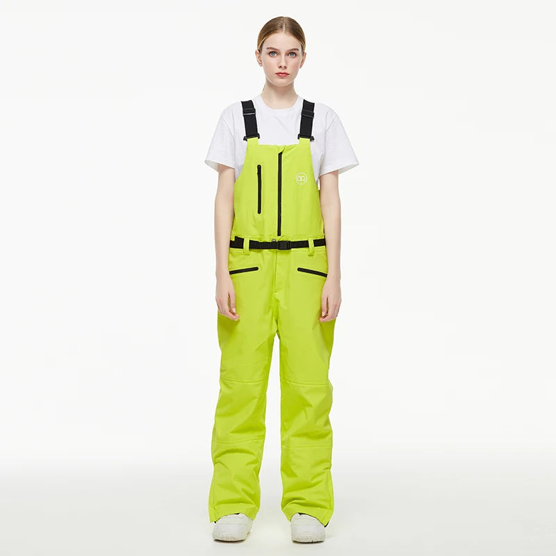 Schneehose für Skifahren und Snowboarden, Wasserdichte, Isolierte Schneehose mit Reißverschluss für Damen - Ideal für Wintersport