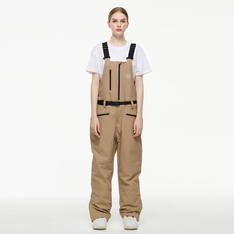 Schneehose für Skifahren und Snowboarden, Wasserdichte, Isolierte Schneehose mit Reißverschluss für Damen - Ideal für Wintersport