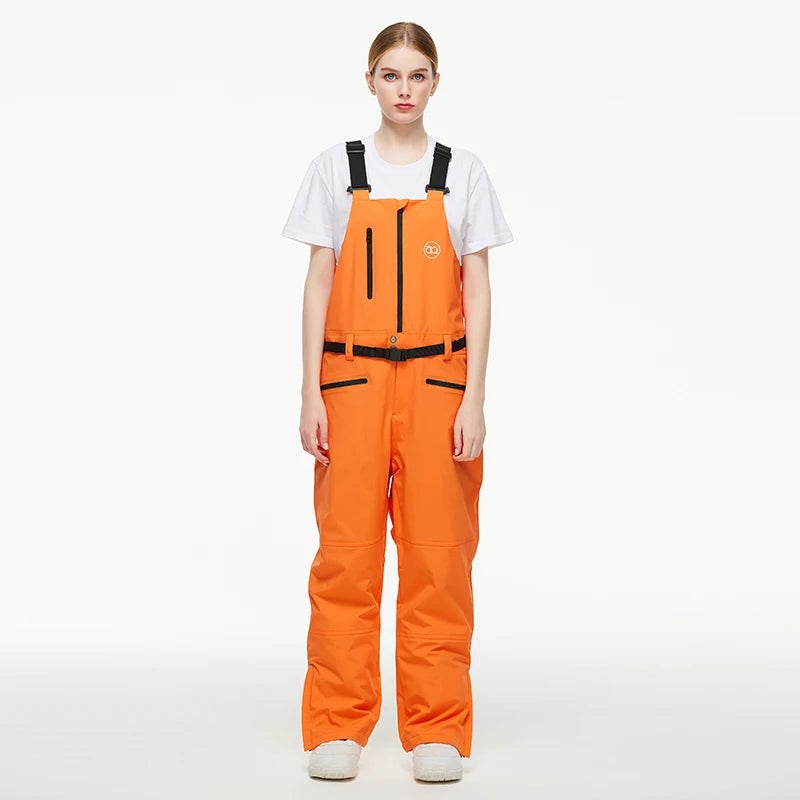 Schneehose für Skifahren und Snowboarden, Wasserdichte, Isolierte Schneehose mit Reißverschluss für Damen - Ideal für Wintersport