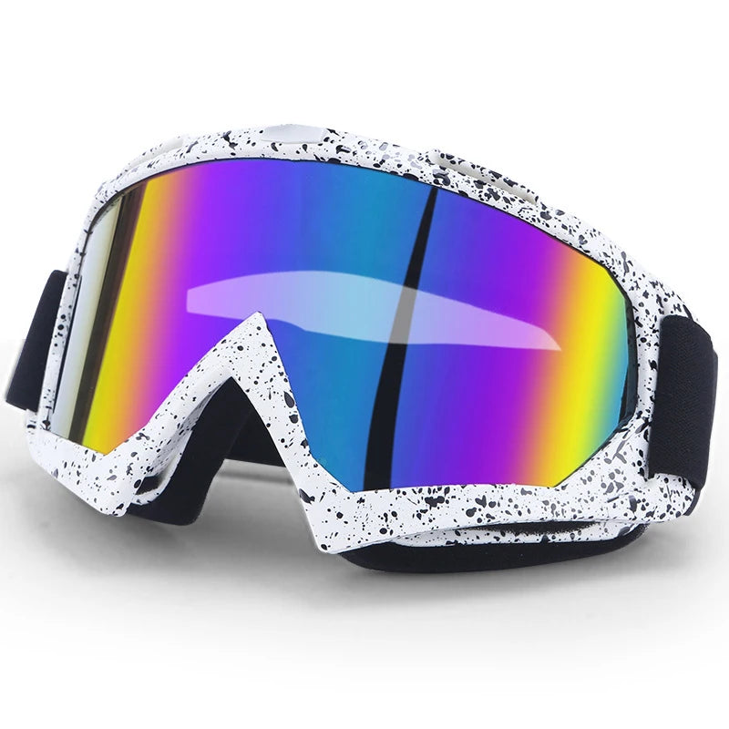 Ski- & Snowboardbrille Antibeschlag UV-Schutz – Doppelglas, Winddicht, Verstellbares Band -Ideal für Wintersport
