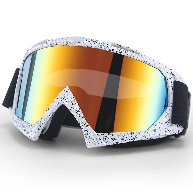Ski- & Snowboardbrille Antibeschlag UV-Schutz – Doppelglas, Winddicht, Verstellbares Band -Ideal für Wintersport