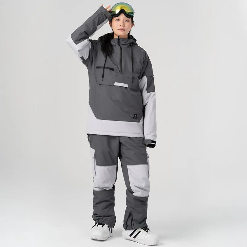 Damen Skianzug Wasserdicht – Winddichte Winter Schnee Jacke & Isolierte Hose, Atmungsaktive Thermo Skibekleidung - Ideal für Winter
