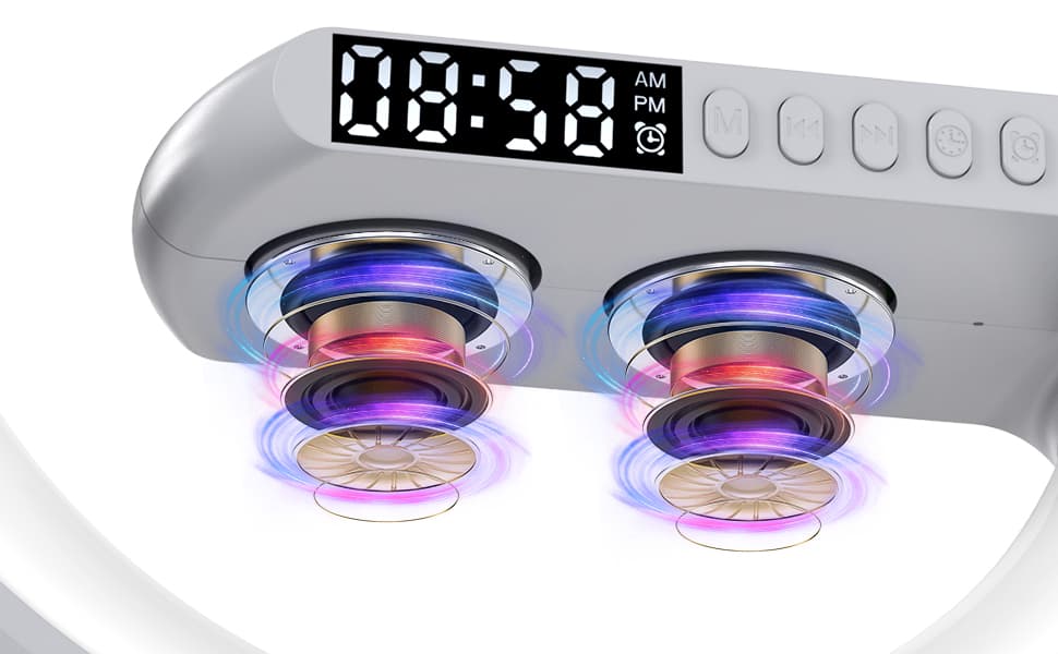 Intelligenter LED-Wecker mit kabelloser Ladestation