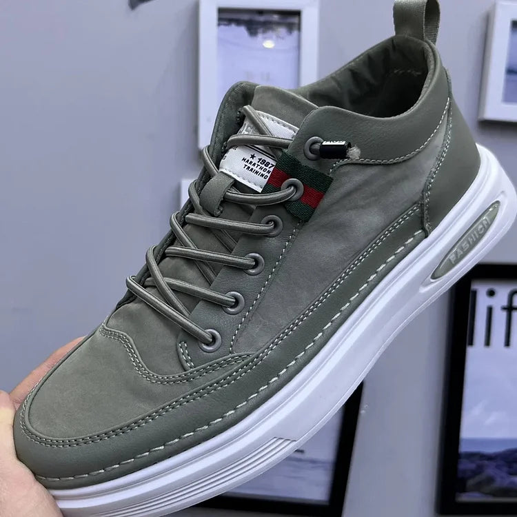 Herren Leichte Sneaker – Atmungsaktives Strick-Obermaterial, Rutschfeste Sohle - Ideal für Frühling, Sommer und Herbst