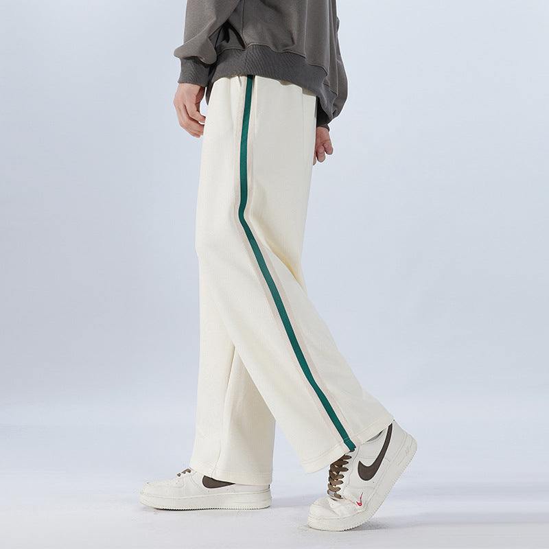 Herren Weite Gerade Hose – Ideal für Frühling und Herbst