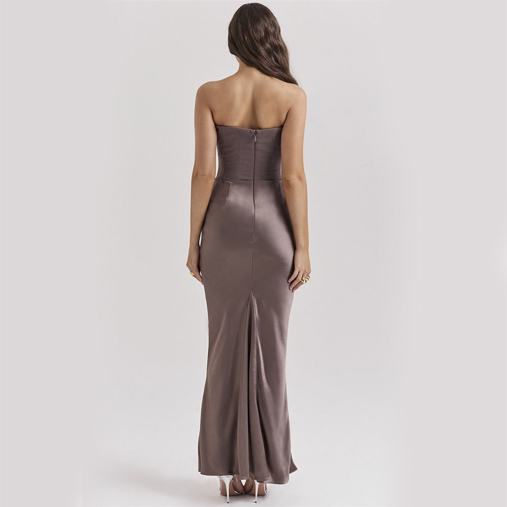 Straploses Rückenfreies Langabendkleid | Ideal für Frühling und Sommer