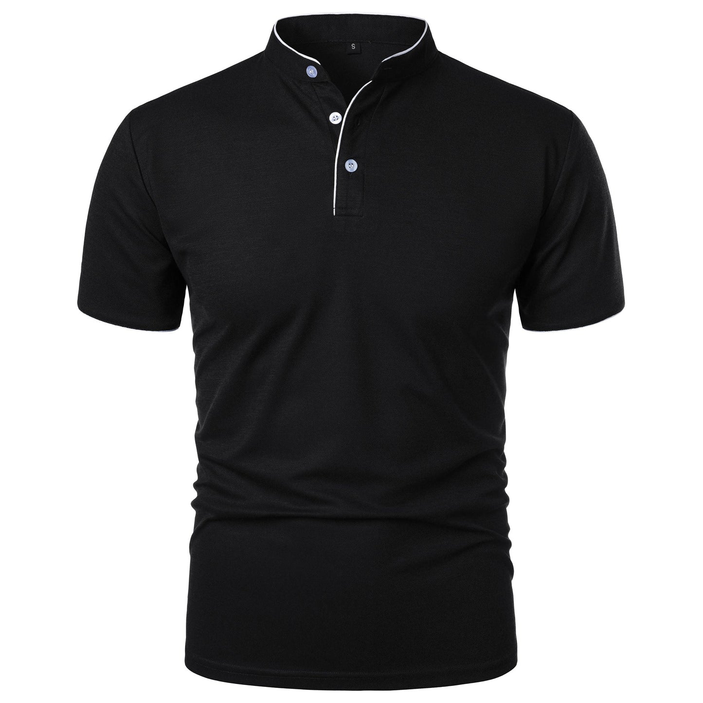 Herren Slim Fit Kurzarm-Shirt Einfarbig – Perfekt für den Sommer