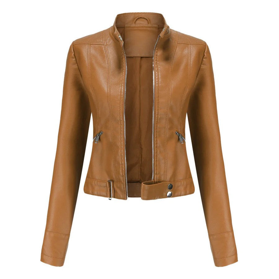 Lederjacke mit Taillierter Passform & Strapazierfähigem Material | Ideal für den Winter